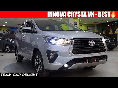 Toyota Innova Crysta VX 2021 - Walkaround Review with On Road Price | New Innova 2021 VX 7 Seater
