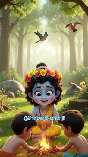 जब ठाकुर जी बने आचार्य! Vrindavan Kid's Yajna: part 1| Krishna Childhood Leela‪@BhaktiPath‬‪@BhajanMarg‬