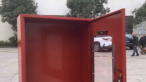 Breeching Inlet Dry Riser Inlet Fire Cabinet With Steel Wire Glass Door