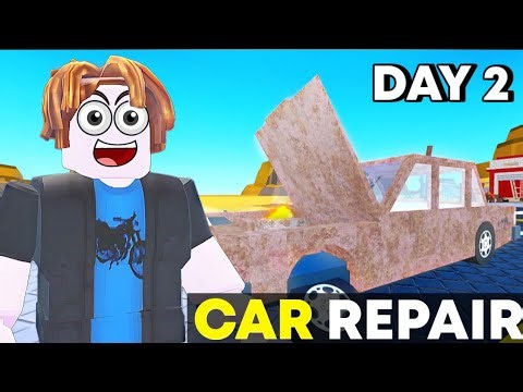 I Rebirth My GARAGE in REPAIR A CAR Roblox