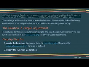 Fixing WooCommerce SMTP Issues by Adjusting PHPMailer Initialization