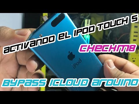 Activando el ipod Touch 5 sincronización iTunes bypass icloud (checkm8) (Arduino)(iTunes)