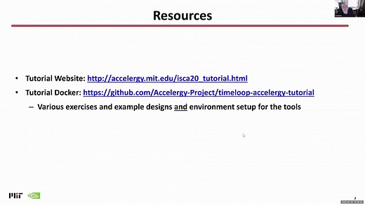 Timeloop Accelergy Tutorial (Hands-on Session) ISCA 2020