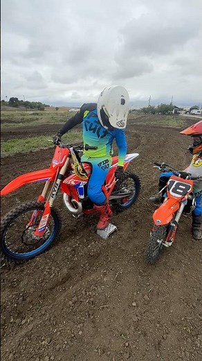 Teaching My Son How To Start Like A Pro #motocross #mxkids #dirtbike #holeshot #mxtraining