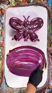 1.2M views · 10K reactions | Balloon Butterfly (Very Difficult) 曆Color Match #paint #color #art #oddlysatisfying | fritzdoesart_ | Facebook