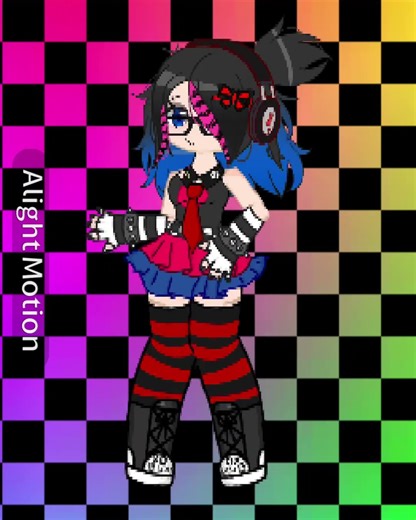 Pr3tty scene girl animation #art #alightmotion