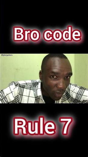 Bro code rule seven #brotherhood #brocode #mybeigodwin #rules #code #subscribe