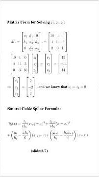 Constructing Linear and Cubic Splines for Interpolation