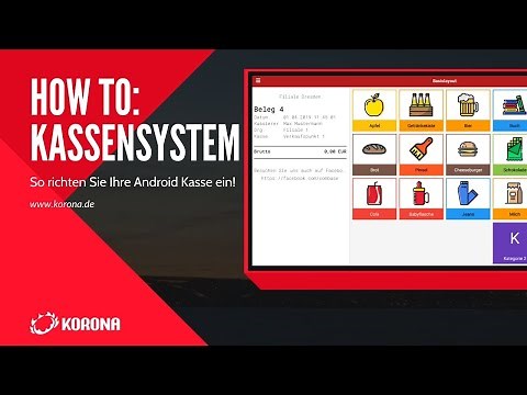 Android Kassensystem einrichten und bedienen (auf dem Verifone Carbon)