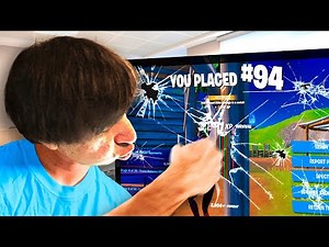 He Destroyed His Computer Over Fortnite