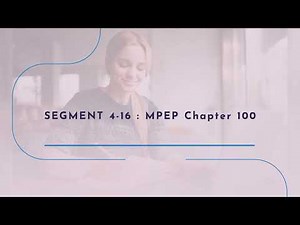 Wysebridge Patent Bar Review: MPEP Chapter 100