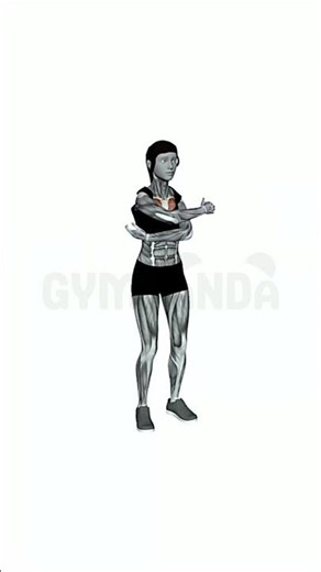 Standing Chest Stretch - Perfect Form Guide #shorts