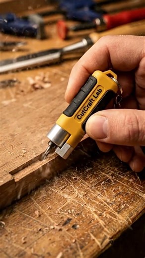 Mini Rabbet Router with Micro Fence 🔧 Tiny Tool, Perfect Rabbet Cuts #rabbetrouter#minitool#shorts