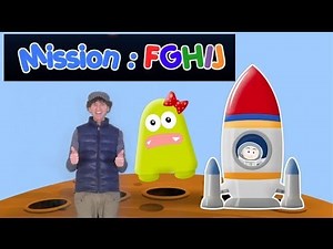 ABC Space Show Episode 2: Mission FGHIJ | children, toddlers, learn alphabet