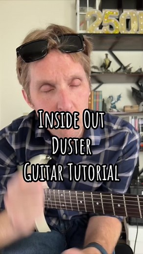 Inside Out by Duster Guitar Tutorial #guitartok #guitarlessons #duster #insideout #howtoplayguitar #indierock
