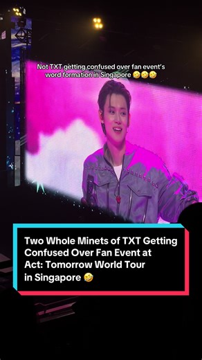 TXT's Hilarious Confusion at Singapore Fan Event