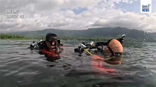 173K views · 1.4K reactions | Underwater footage of PCG’s search and retrieval operations in Taal Lake | GMA Integrated News The Philippine Coast Guard (PCG) has released underwater video footage of their search and retrieval operation in Taal Lake for the missing sabungeros. The PCG says murky water, strong underwater currents, and the depth of the lake are among the challenges faced by their divers. | via Raffy Tima/GMA Integrated News | GMA News | Facebook