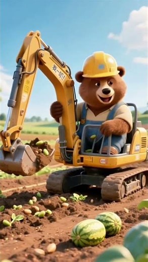 short jcb for kids baby 🐥😀#shots #jcb #shortsfeed #cartoon