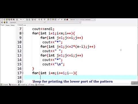 How to print Butterfly Pattern in C++