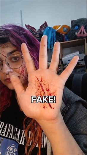 Let's make fake pimples!🎭🩸🤕Fake!! This is a makeup tutorial