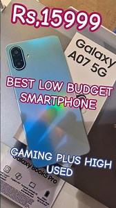 🔥🔥Samsung Galaxy A07 5G Review: Best Gaming Phone Under ₹15,999? 😲🤯