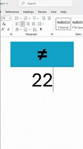 Type Not Equal To Symbol with Keyboard Shortcut! #shorts