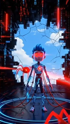 Robot jo duniya ko bachana chahta h | #animation #shorts #robot