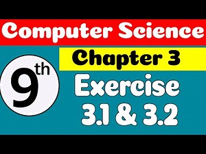9th Class Computer Chapter 3 | Exercise|Class 9 Computer Chapter 3 Question Answers | SNC 2023 |PTTB