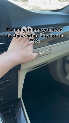 The only things you need to check when buying an E9X: Cup holders work✅ Hand Brake works✅ #bmw335i #bmwe90 #e90 #e93 #e92335i