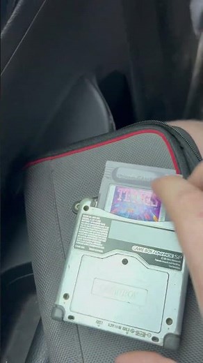 Gameboy game in the gba sp startup