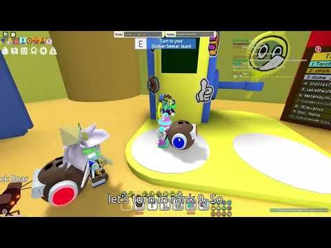 Bee Swarm Simulator - Sticker Seeker Rank 9