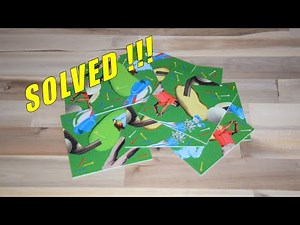 Scramble Squares Golf Puzzle Solution.🏌️‍♂️