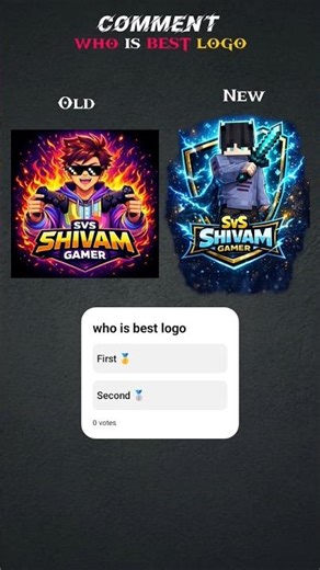 Who is best logo for my channel #channel #logo ‪@SVS_SHIVAM_GAMER‬