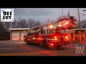 Concord Fire Trucks Responding | Tower 1 and Battalion Chief