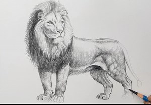 18K views · 616 reactions | How to draw a lion #lions #drawing #art #painting #howtodraw | Paintings | Facebook