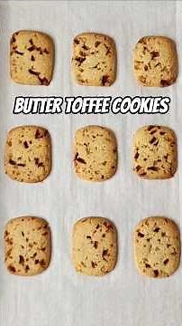 Best Butter Toffee Cookies Recipe | Easy, Crispy, Buttery & Delicious