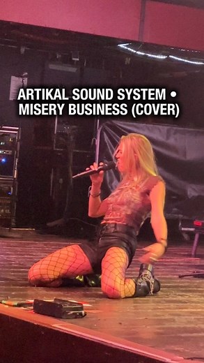 1.2K views · 30 reactions | I was not ready for this live Misery Business cover  Artikal Sound System × Paramore Revolution Live • Ft. Lauderdale, FL • 11.9.25 Like, share & follow ➡️ @deepcutsdecor for more concert content + core music memories   @saralynbliss #livemusic #concertvibes #coversong #paramore #artikalsoundsystem #miserybusiness #concertvideo #musiclover #girlsthatrock #loganrex | Deep Cuts Design & Decor | Facebook