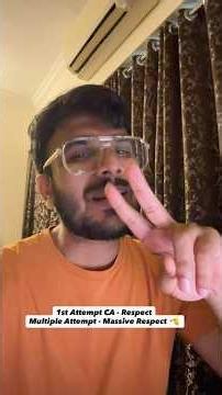 1st Attempt CA - Respect | Multiple Attempt CA - Massive Respect | Here’s Why! CA Aakash Kandoi