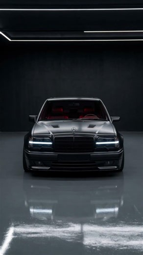 Mercedes W124 E500 - The Classified Black File Sedan