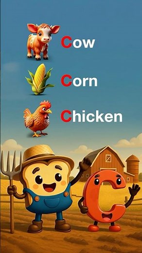 Learn the Alphabet: Letter C 🔤 Fun Kids Learning Episode | Learn 3 Words That Start with C