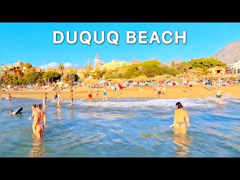 TENERIFE - COSTA ADEJE | Waves at Duque Beach 4k
