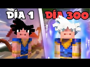 300 Días en DRAGON BALL SUPER en MINECRAFT