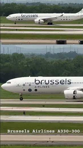 Brussels Airlines A330-300 Arrival at IAD from BRU