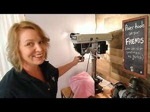 Attaching a Chuck on a Delta Shopmaster Drill Press, Model DP200