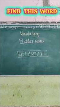 Find the hidden word # Word finding #hidden #vocabulary #shorts