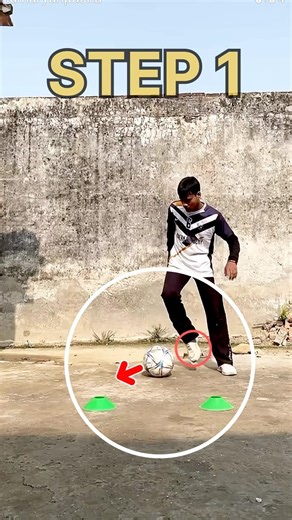 FOOTBALL TUTORIAL SKILL ⚽️✅ #football #tutorial #footballskills 🤯