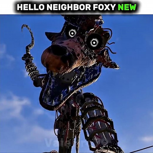 OLD vs NEW Foxy Jumpscare ☠️ - Hello Neighbor Edit | PERFECT GIRL FUNK (Ultra Slowed)