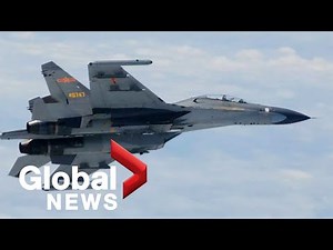 World reacts to China's fighter jets "buzzing" Canadian military planes