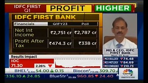 3.4K views · 160 reactions | V Vaidyanathan, MD & CEO, IDFC FIRST Bank, speaks to CNBC TV18 on Q1FY23 results. | IDFC FIRST Bank | Facebook
