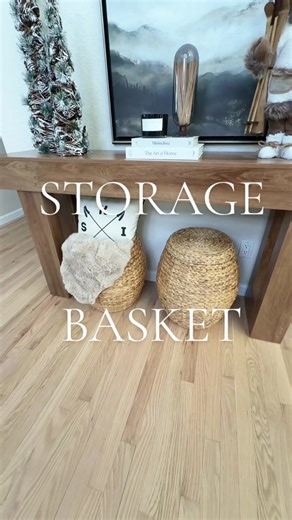 Gorgeous Storage Baskets for Console Tables